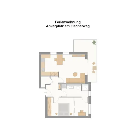 Ankerplatz Am Fischerweg アパート シュタインフーデ